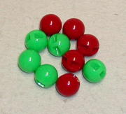 Kunststoff Kugel mit se, 17 mm, rot oder grn