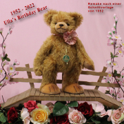 1952 - 2022 Ullas Birthday Bear 30 cm Teddybr von Hermann-Coburg