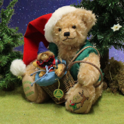 HERMANN Christmas Bear 2019 37 cm Teddy Bear by Hermann-Coburg***