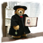 Reformationsteddy Dr. Martin Luther 40 cm Teddybr von Hermann-Coburg