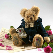 Franz Schubert Teddy Bear by Hermann-Coburg***