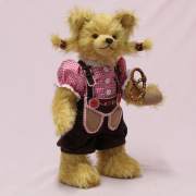 Oktoberfest-Girl Leni 34 cm Teddy Bear by Hermann-Coburg