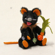 Eine kleine Halloween Maus 19 cm von Hermann-Coburg