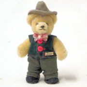 Miniatur Steh-Br Bavarian Boy Teddy Bear by Hermann-Coburg