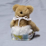 Sleeping in a Shoe  Baby Bear 23 cm Teddy Bear by Hermann-Coburg